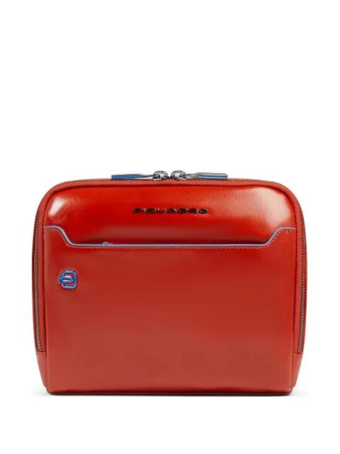 leather crossbody bag by PIQUADRO