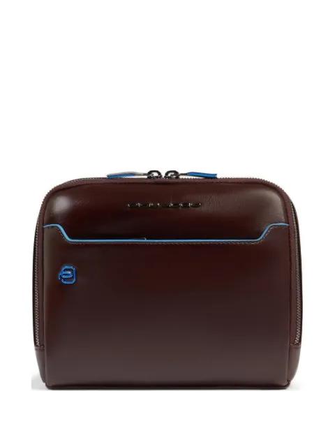 leather crossbody bag by PIQUADRO