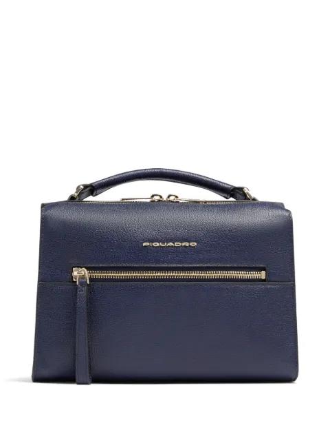 leather crossbody bag by PIQUADRO