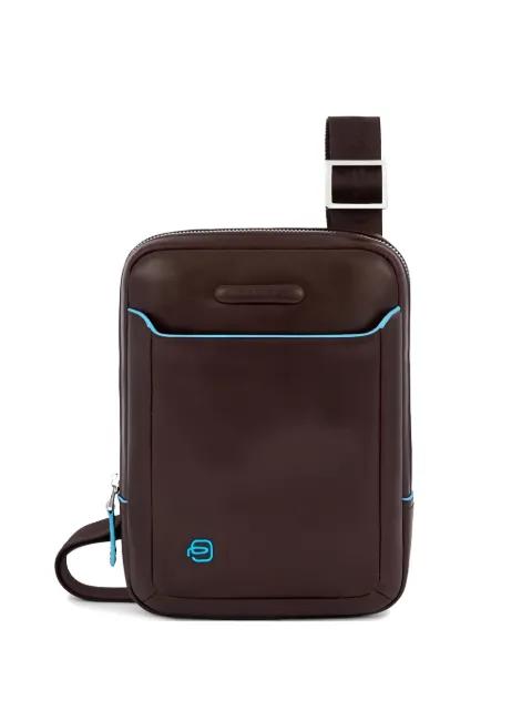 leather laptop bag by PIQUADRO