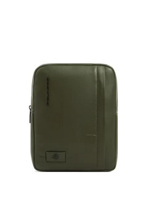 leather messenger bag by PIQUADRO