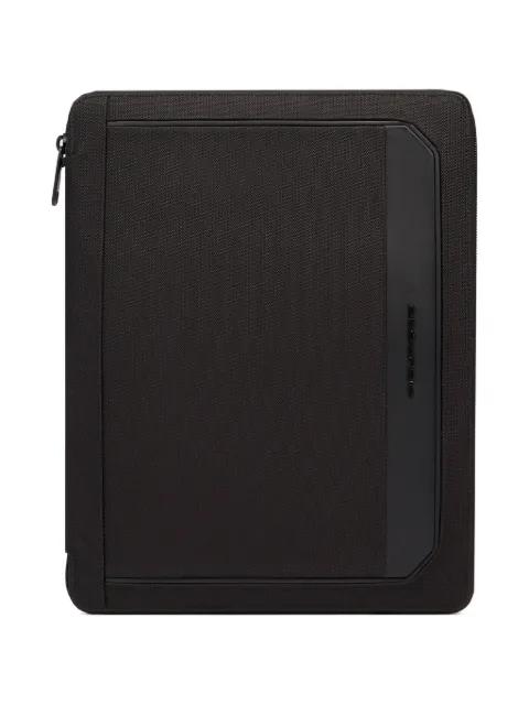 leather-trim notepad holder by PIQUADRO