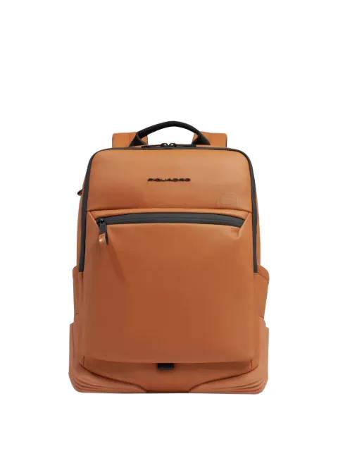 logo-detail zip-fastening backpack by PIQUADRO