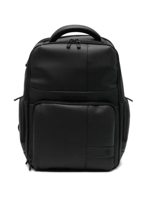 logo-lettering backpack by PIQUADRO