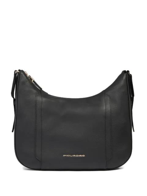 logo-lettering leather crossbody bag by PIQUADRO