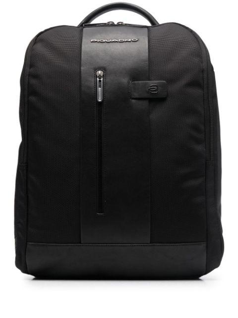 logo-patch backpack by PIQUADRO