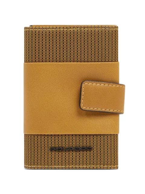 logo-plaque card holder by PIQUADRO