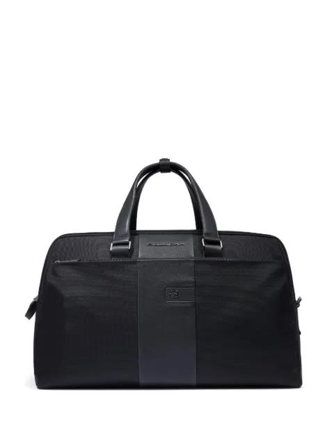 logo-plaque duffel bag by PIQUADRO