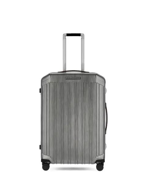 medium ridged hardside suitcase by PIQUADRO