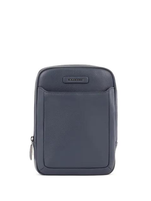 mini leather crossbody bag by PIQUADRO