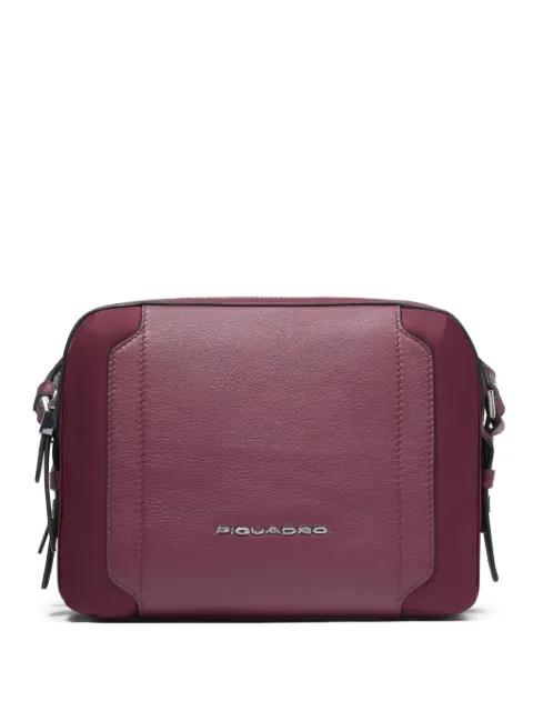panelled camera-style shoulder bag by PIQUADRO