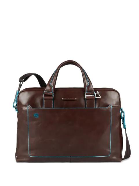 personalizable laptop bag by PIQUADRO