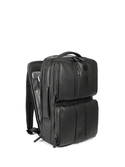 slim laptop backpack by PIQUADRO