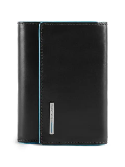 trifold leather wallet by PIQUADRO