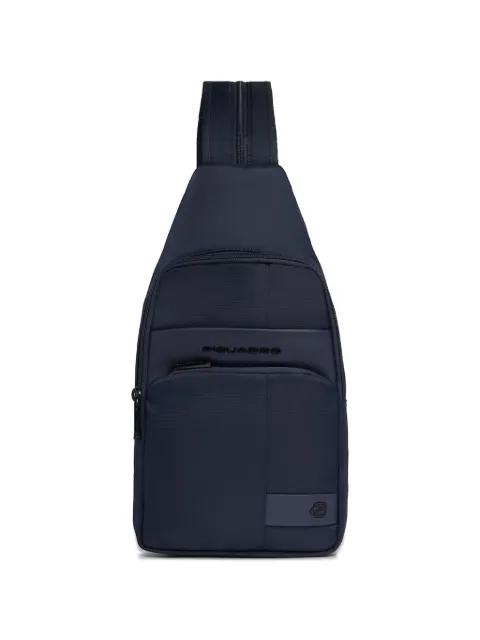 water-resistant convertible sling-bag backpack by PIQUADRO