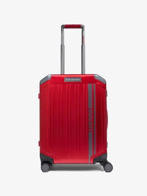 x Ducati logo-detail cabin trolley by PIQUADRO