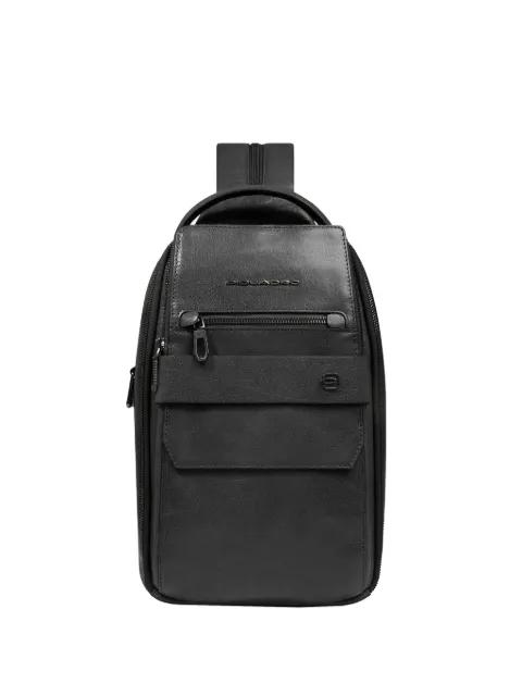 zip-fastening backpack by PIQUADRO
