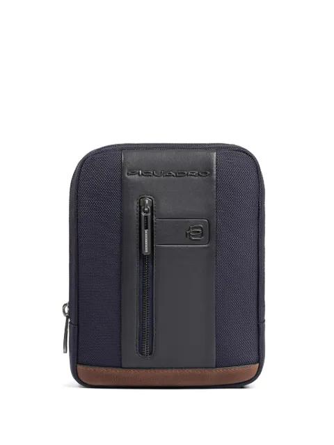 zip messenger bag by PIQUADRO