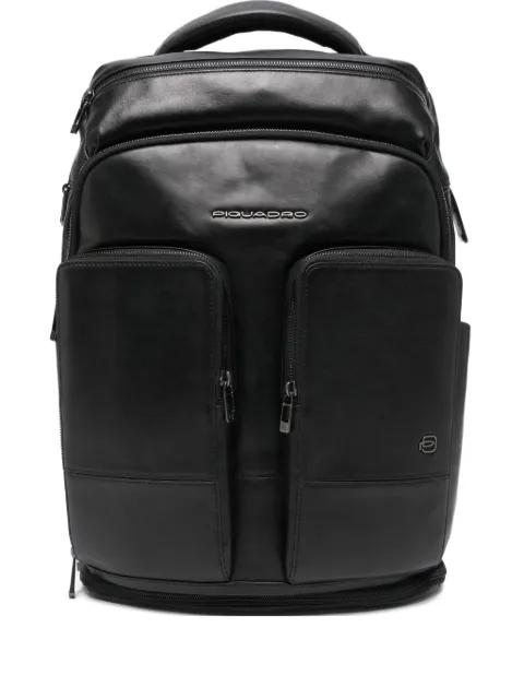 zip-pocket backpack by PIQUADRO