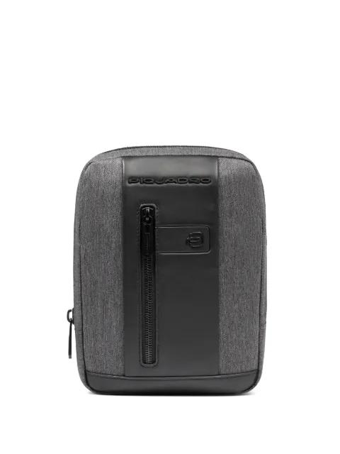zip textile laptop bag by PIQUADRO