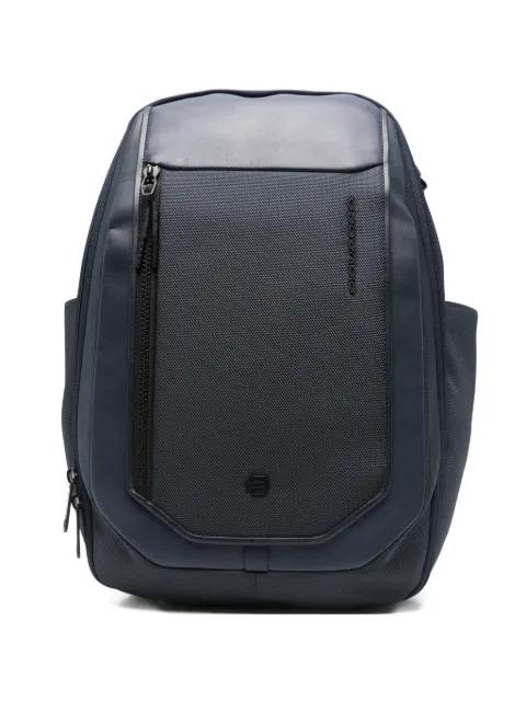 zip-up backpack by PIQUADRO