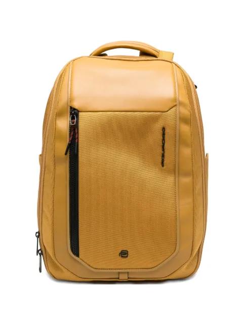 zip-up backpack by PIQUADRO