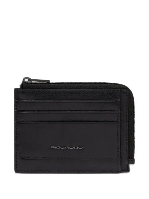 zipped card holder by PIQUADRO