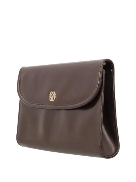 brown flap bag by PIROVANO VINTAGE