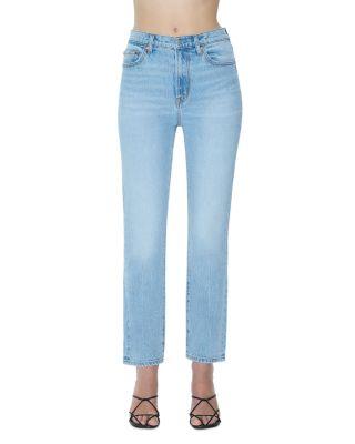Bri High Rise Slim Straight Ankle Jeans in Day Off by PISTOLA