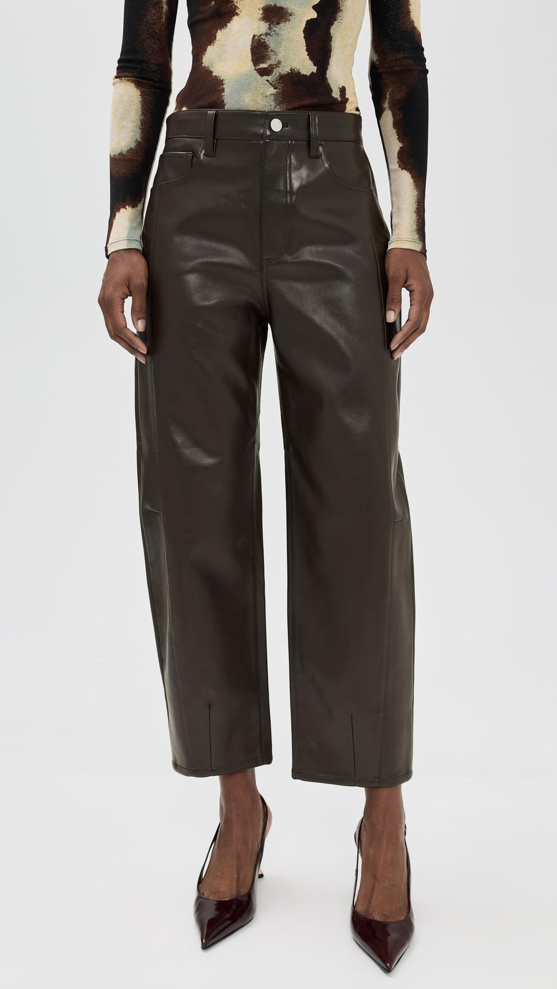 Eli Faux Leather Trousers by PISTOLA