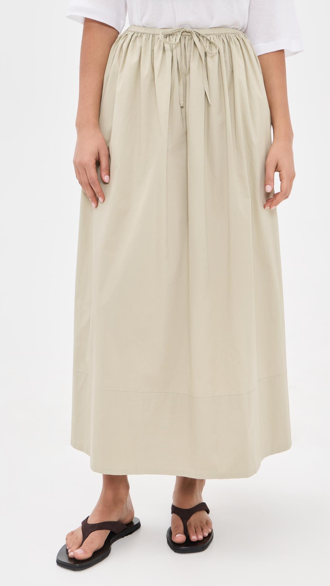 Noelle Poplin Maxi Skirt by PISTOLA