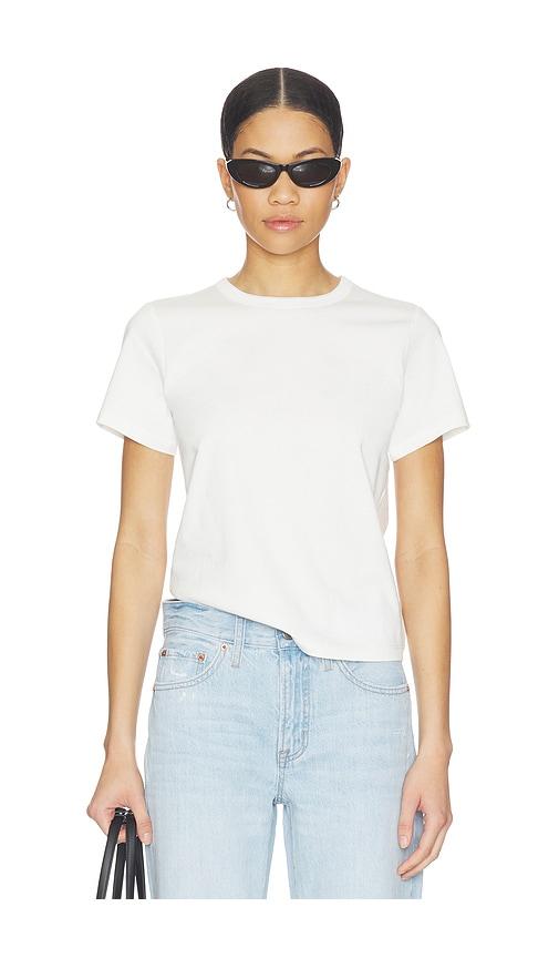 PISTOLA Alba Baby Tee Shirt in White by PISTOLA
