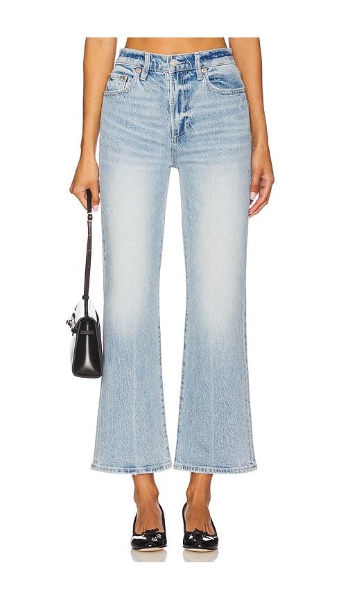 PISTOLA Ally High Rise Vintage Ankle Boot Jeans in Blue by PISTOLA