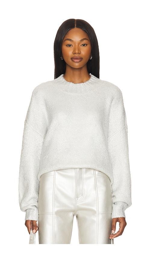PISTOLA Carlen Pullover in Metallic Silver by PISTOLA