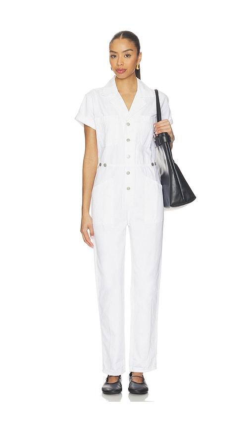 PISTOLA Grover Short Sleeve Field Suit in White by PISTOLA