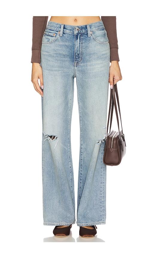 PISTOLA Hendrix Wide Leg Jeans in Blue by PISTOLA