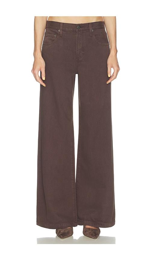 PISTOLA Jadyn Low Slung Palazzo Jeans in Chocolate by PISTOLA