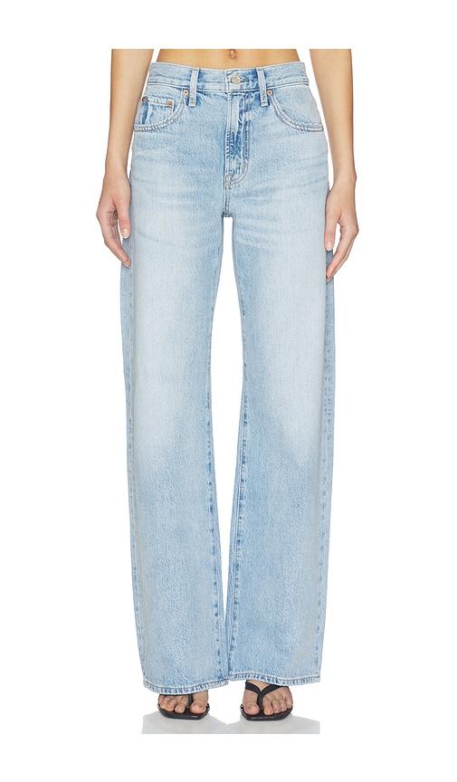 PISTOLA Larsen Relaxed Flare Jeans in Blue by PISTOLA