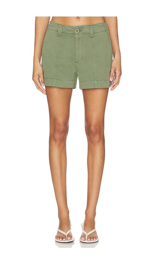 PISTOLA Mason Relaxed Utility Short in Green by PISTOLA