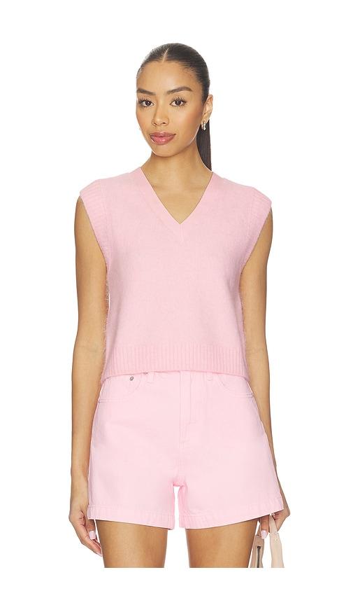PISTOLA Maxine Sweater Vest Top in Pink by PISTOLA