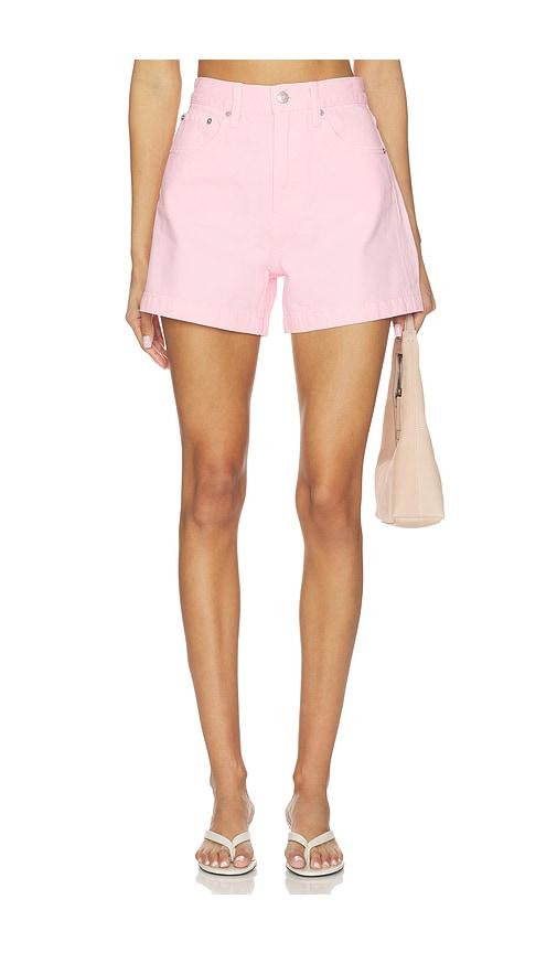 PISTOLA Saige High Rise A Line Short in Pink by PISTOLA