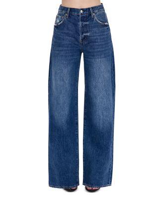 Tate High Rise Bowed Wide Leg Jeans in Fulton by PISTOLA