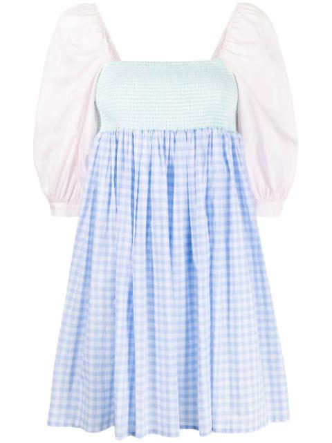 printed babydoll dress by PITUSA