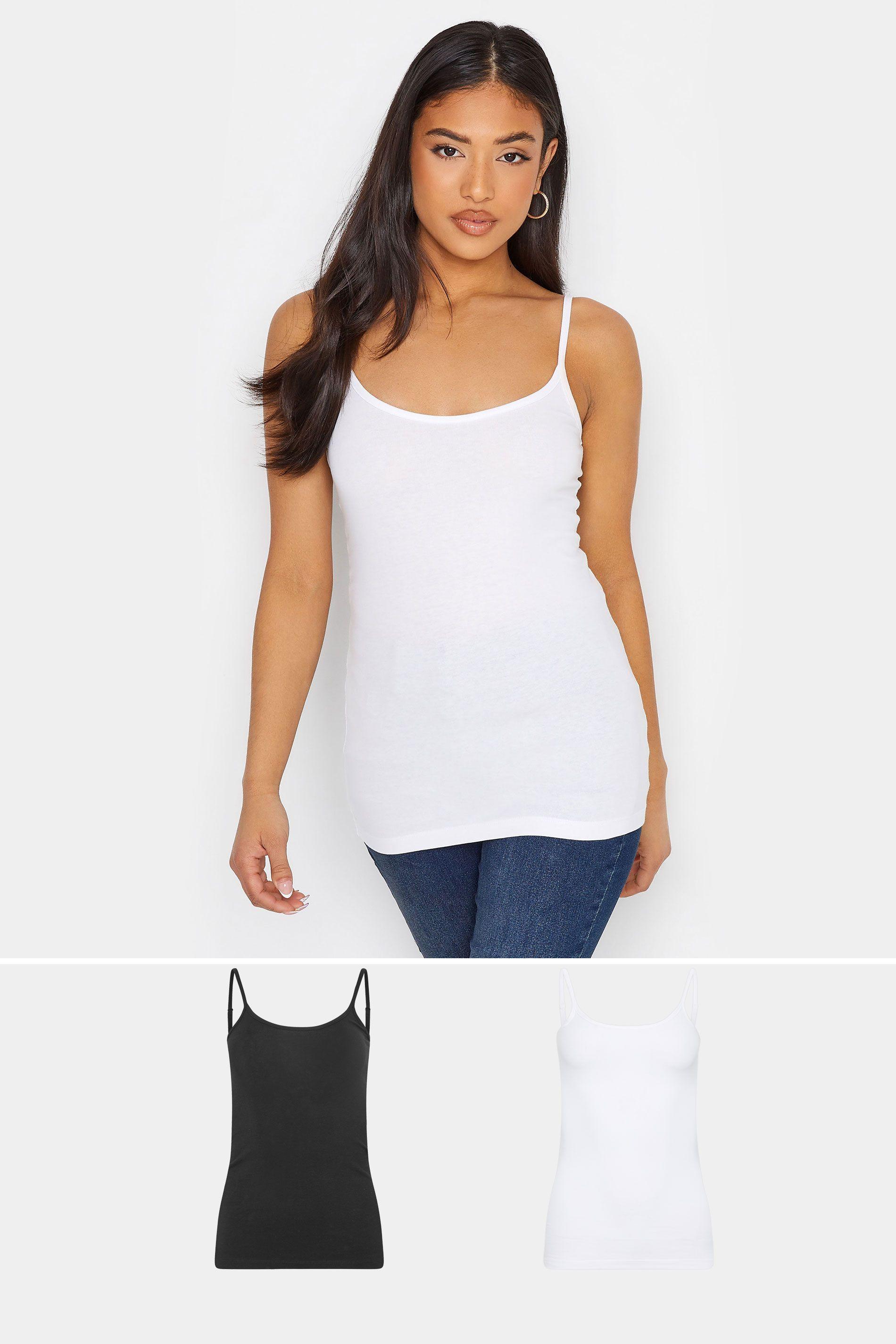 Petite 2 Pack Cami Vest Tops by PIXIEGIRL