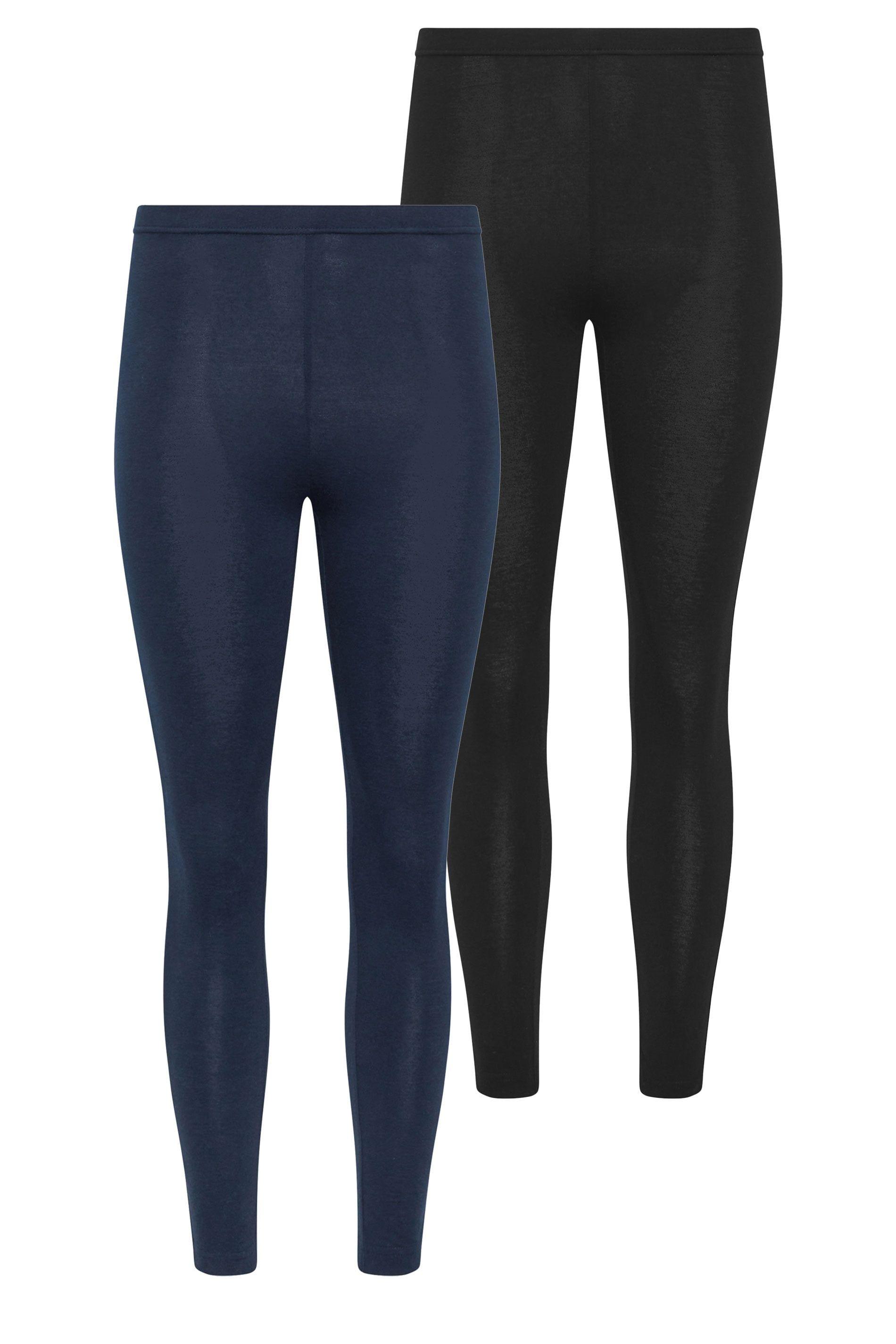 Petite 2 Pack Cotton Leggings by PIXIEGIRL