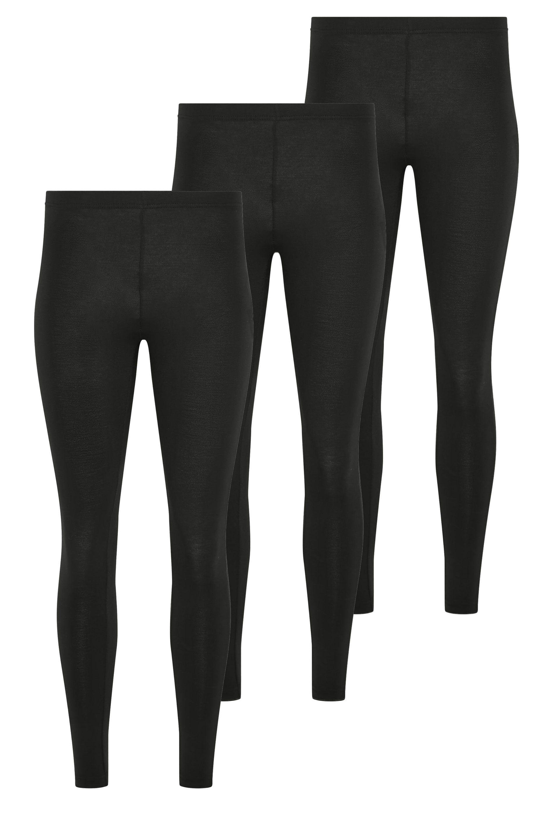 Petite 3 Pack Cotton Leggings by PIXIEGIRL