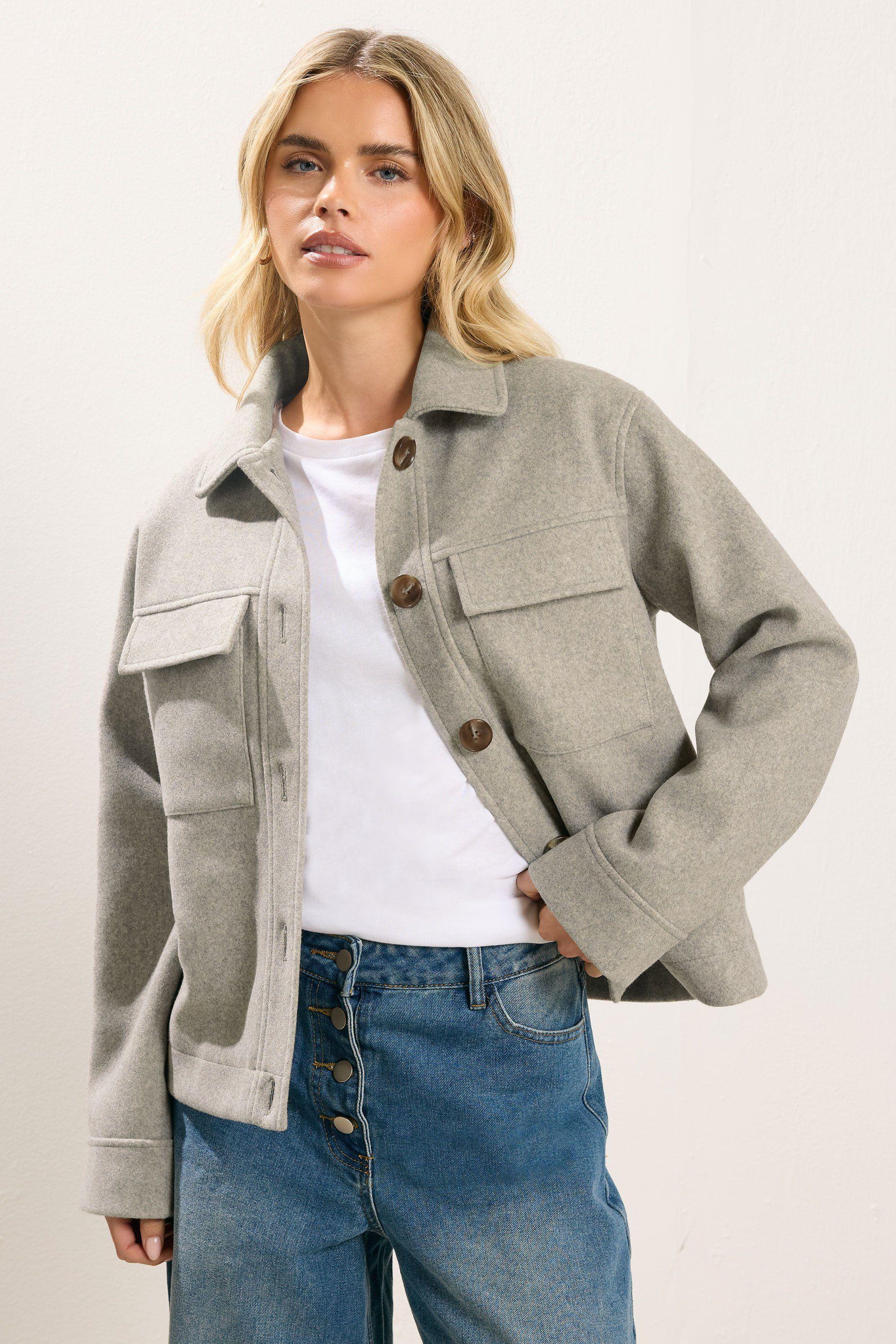 Petite Brushed Jacket by PIXIEGIRL