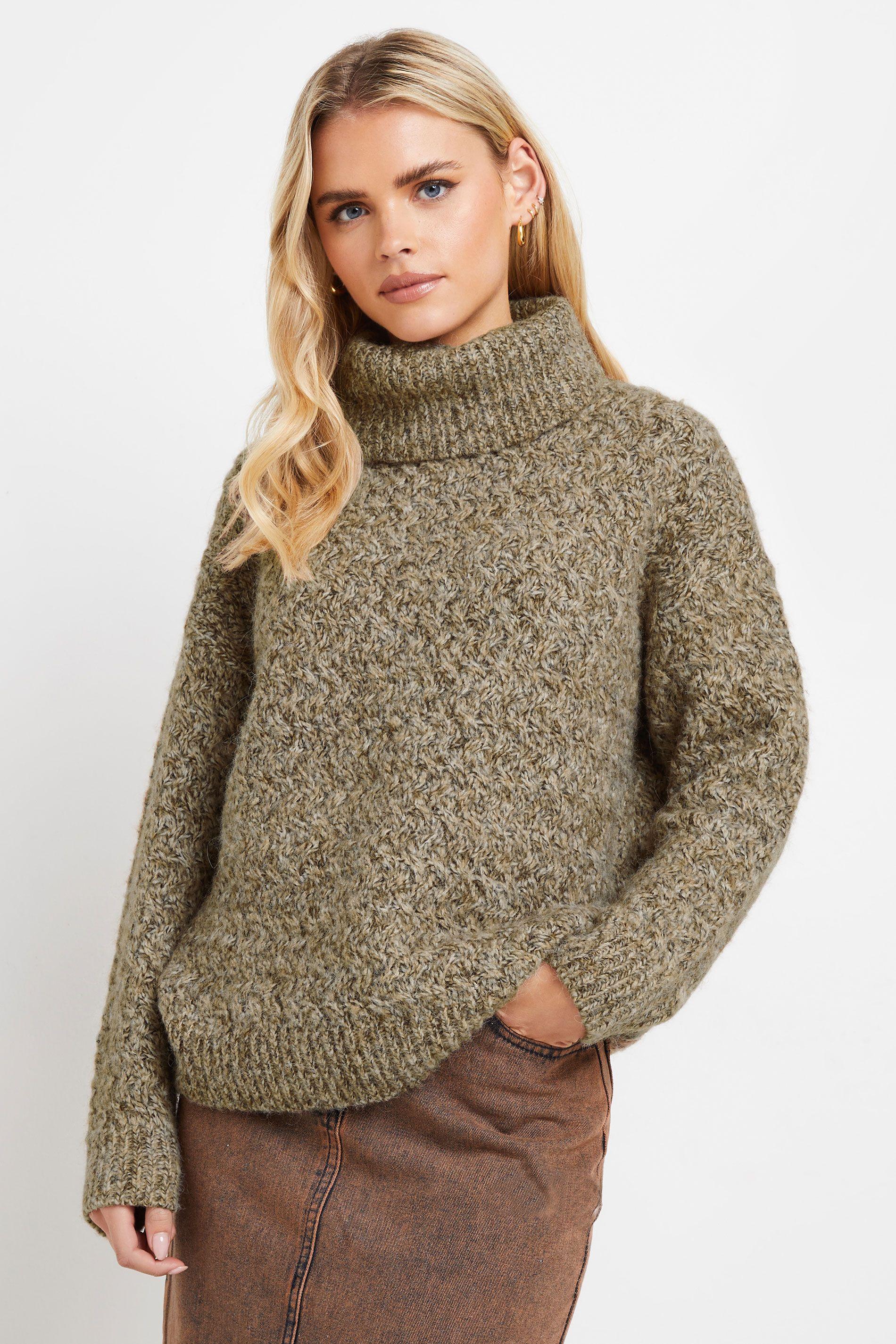 Petite Chunky Roll Neck Jumper by PIXIEGIRL