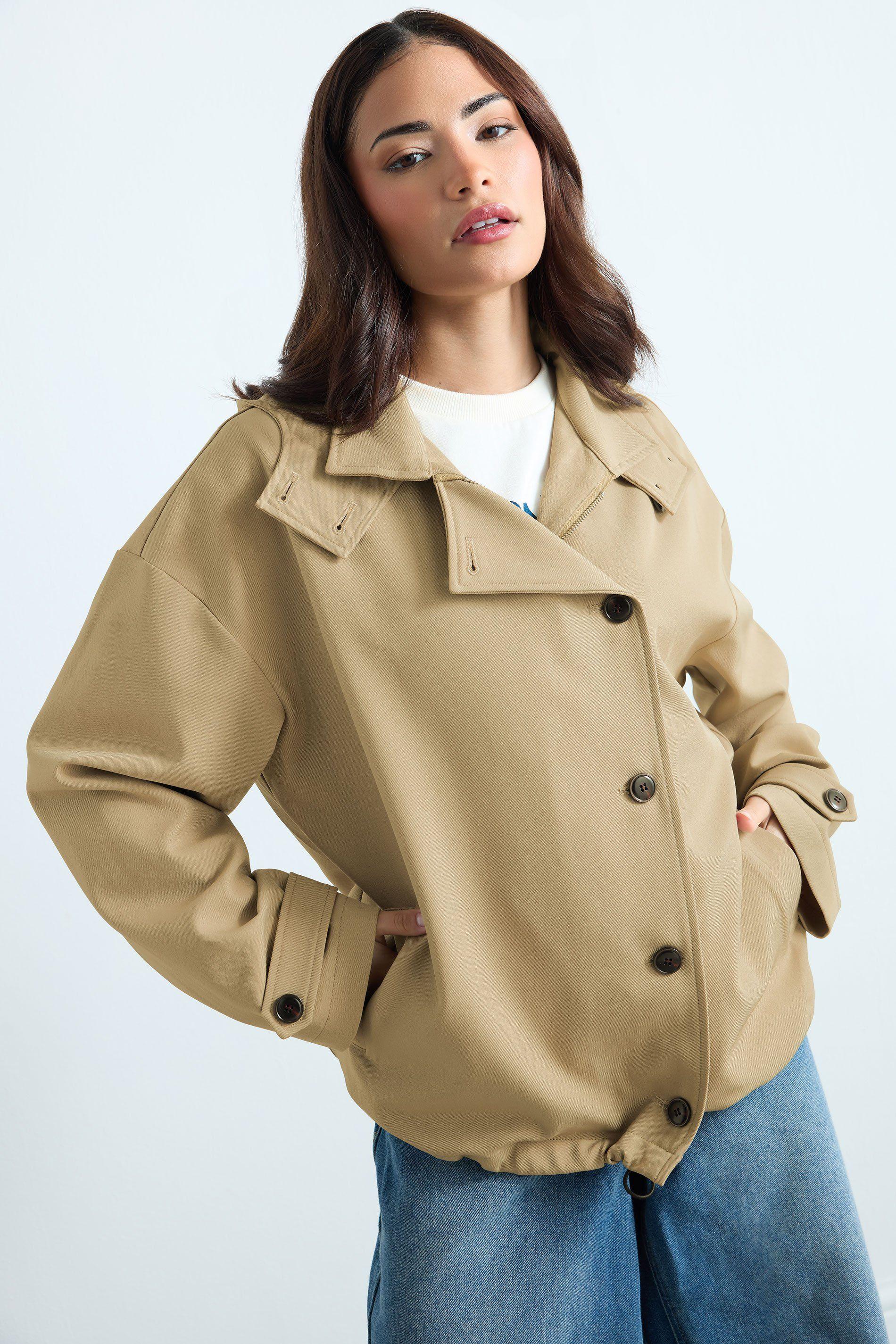 Petite Drawcord Jacket by PIXIEGIRL