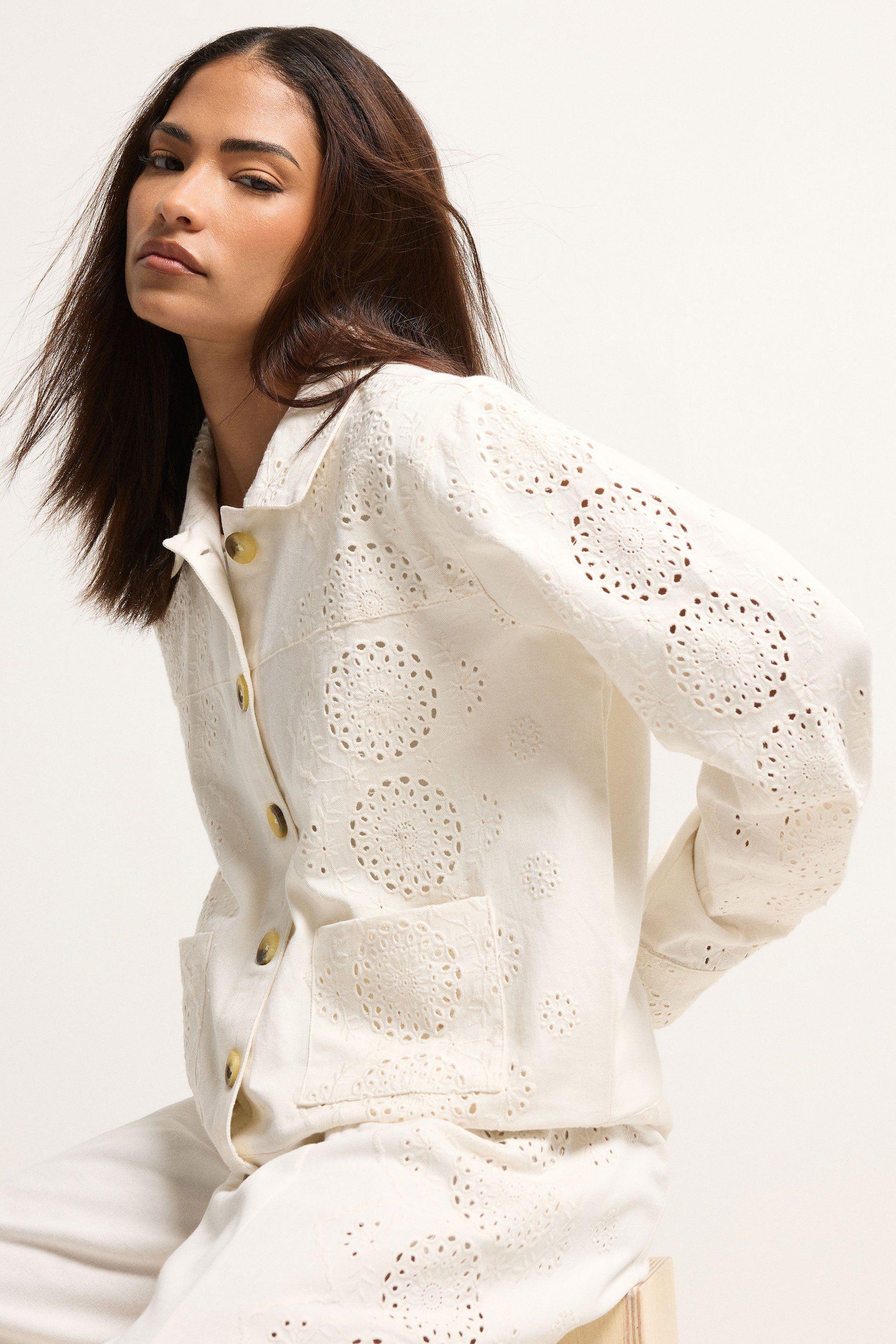 Petite Embroidered Jacket by PIXIEGIRL